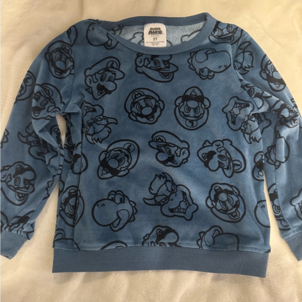 Nintendo Blue Super Mario Kids' Shirt
